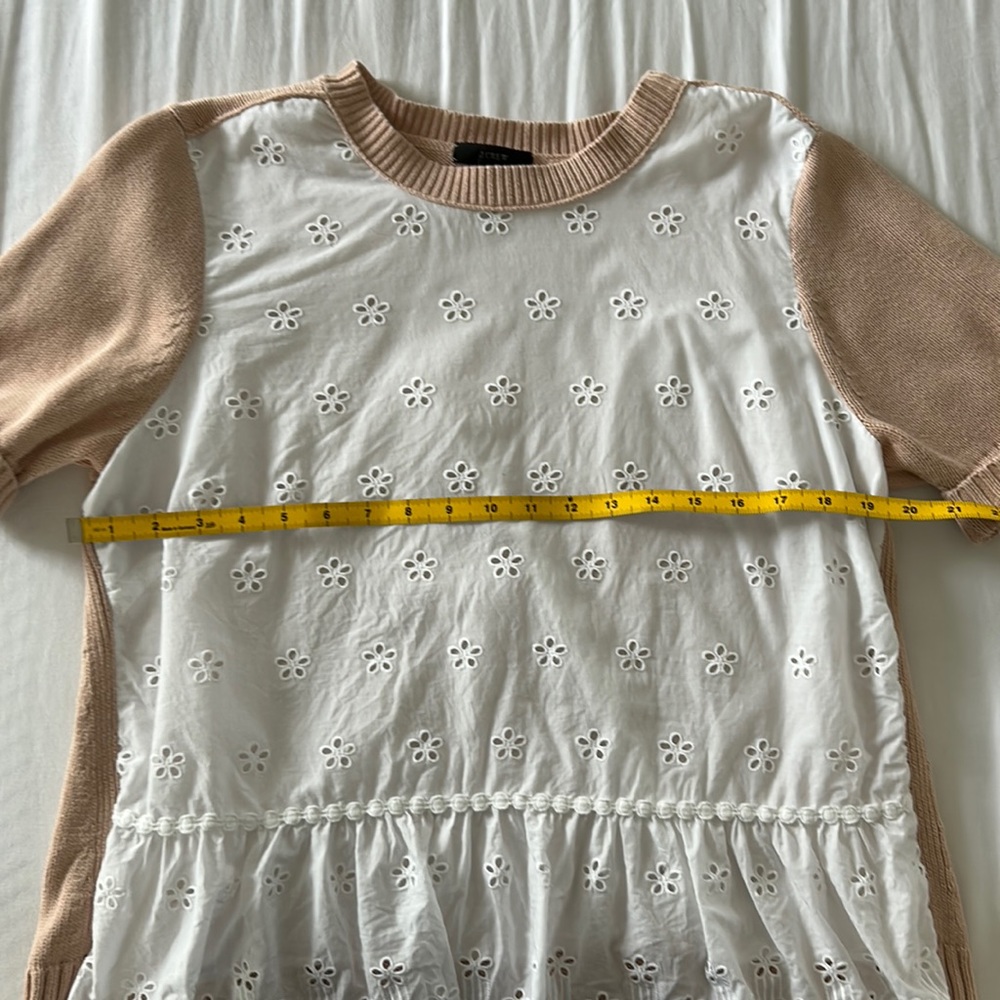 J. Crew Eyelet Sweater Top